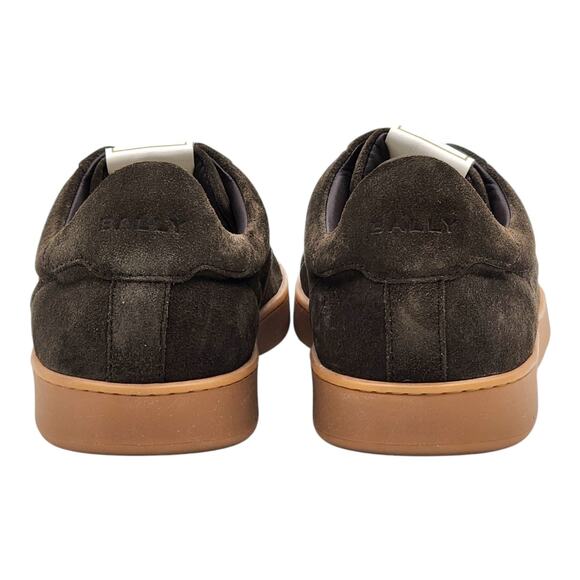 Bally Crest Romy Suede Slip On Men’s Sneakers Dark Brown - NWB $400 - Picture 5 of 7